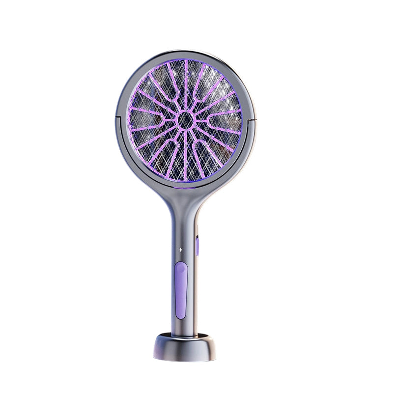 🔥Limited‑Time 50% Off｜Extendable Rechargeable Bug Zapper Racket, USB‑C Charging, Kid‑Safe Quiet Fly Swatter for Indoor Home Use