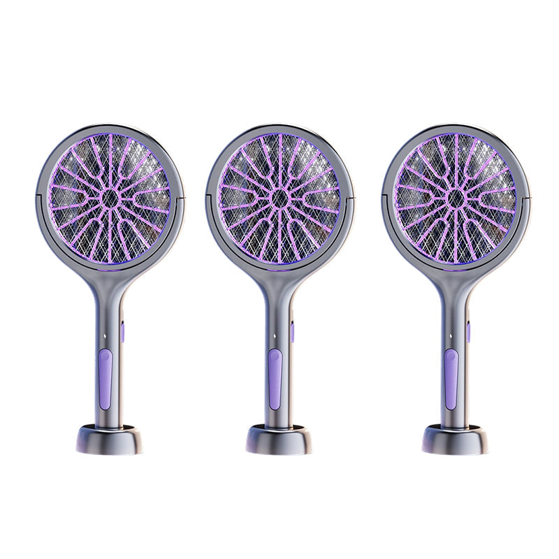 🔥Limited‑Time 50% Off｜Extendable Rechargeable Bug Zapper Racket, USB‑C Charging, Kid‑Safe Quiet Fly Swatter for Indoor Home Use
