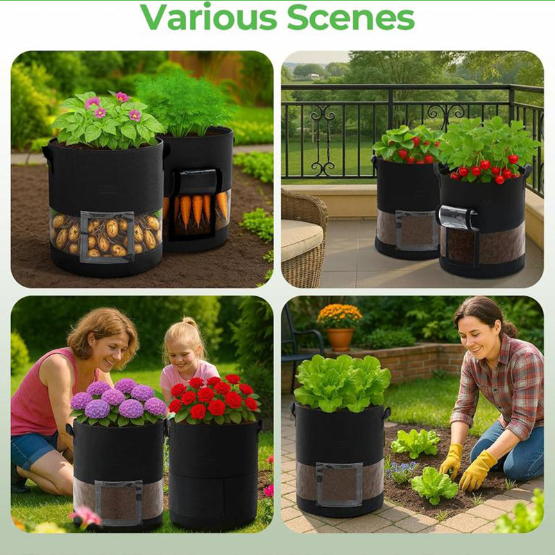 📢📢50% OFF !! ⏰Thickened Grow Bag with Handle