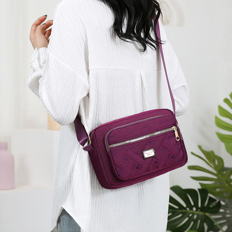 👜 Multi-Layer Waterproof Crossbody Purse Lightweight Shoulder Bag For Women