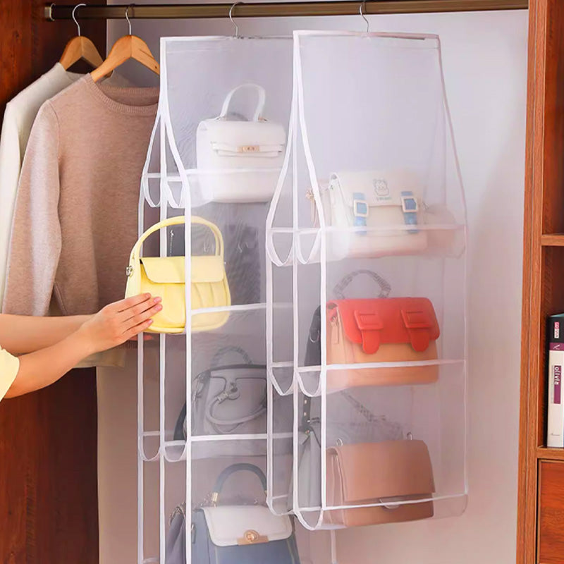 ✨Hanging Handbag Dust-Proof Organizer with 6/8 Large Pockets