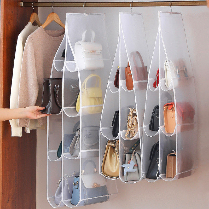 ✨Hanging Handbag Dust-Proof Organizer with 6/8 Large Pockets