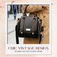🎉55K+ Sold 👜 Retro Vintage Crossbody Bag for Women, Soft PU Leather, Adjustable Wide Comfort Strap, Daily Versatile Handbag
