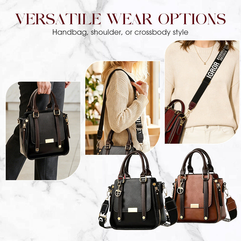 🎉55K+ Sold 👜 Retro Vintage Crossbody Bag for Women, Soft PU Leather, Adjustable Wide Comfort Strap, Daily Versatile Handbag