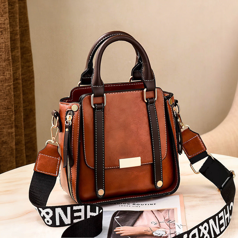 🎉55K+ Sold 👜 Retro Vintage Crossbody Bag for Women, Soft PU Leather, Adjustable Wide Comfort Strap, Daily Versatile Handbag