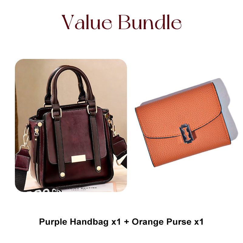 🎉55K+ Sold 👜 Retro Vintage Crossbody Bag for Women, Soft PU Leather, Adjustable Wide Comfort Strap, Daily Versatile Handbag