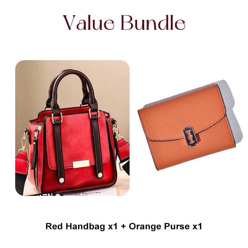 🎉55K+ Sold 👜 Retro Vintage Crossbody Bag for Women, Soft PU Leather, Adjustable Wide Comfort Strap, Daily Versatile Handbag