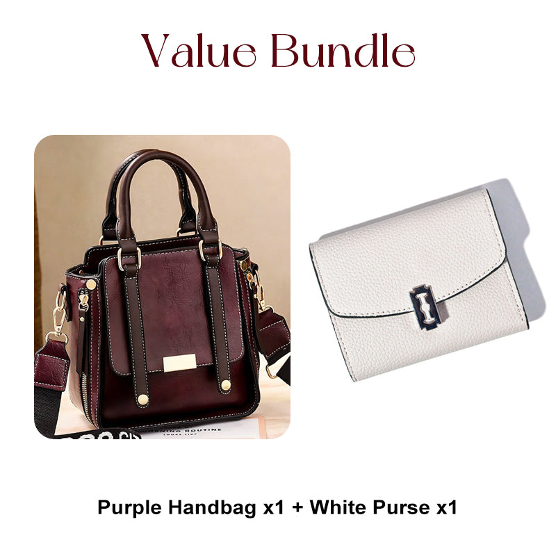 🎉55K+ Sold 👜 Retro Vintage Crossbody Bag for Women, Soft PU Leather, Adjustable Wide Comfort Strap, Daily Versatile Handbag
