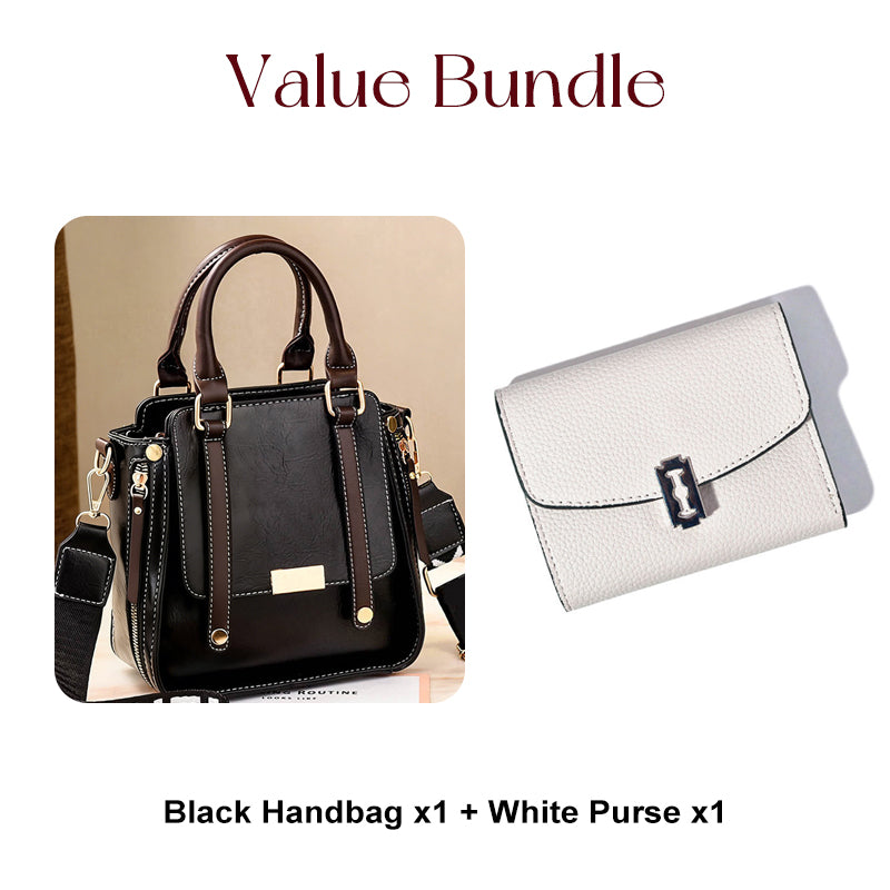 🎉55K+ Sold 👜 Retro Vintage Crossbody Bag for Women, Soft PU Leather, Adjustable Wide Comfort Strap, Daily Versatile Handbag