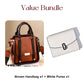 🎉55K+ Sold 👜 Retro Vintage Crossbody Bag for Women, Soft PU Leather, Adjustable Wide Comfort Strap, Daily Versatile Handbag