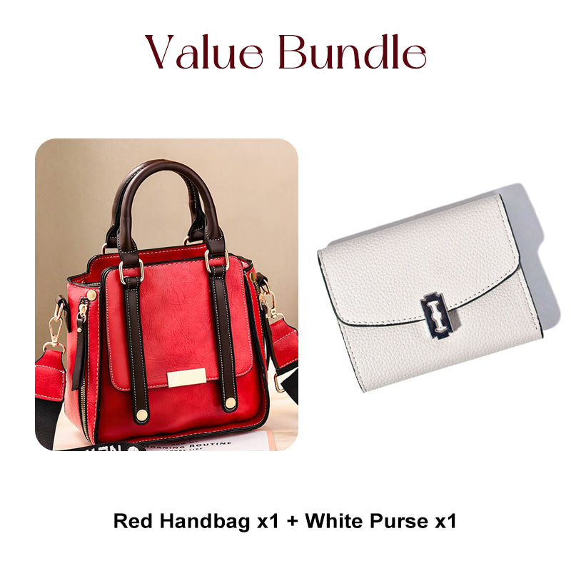 🎉55K+ Sold 👜 Retro Vintage Crossbody Bag for Women, Soft PU Leather, Adjustable Wide Comfort Strap, Daily Versatile Handbag