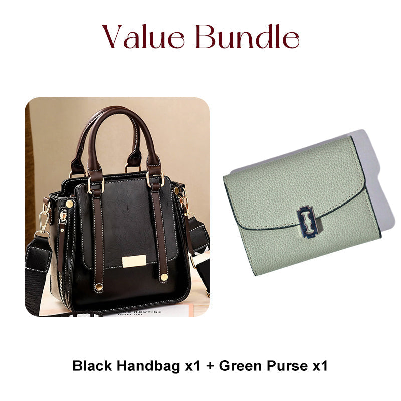 🎉55K+ Sold 👜 Retro Vintage Crossbody Bag for Women, Soft PU Leather, Adjustable Wide Comfort Strap, Daily Versatile Handbag