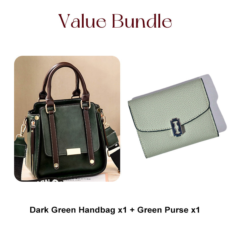🎉55K+ Sold 👜 Retro Vintage Crossbody Bag for Women, Soft PU Leather, Adjustable Wide Comfort Strap, Daily Versatile Handbag