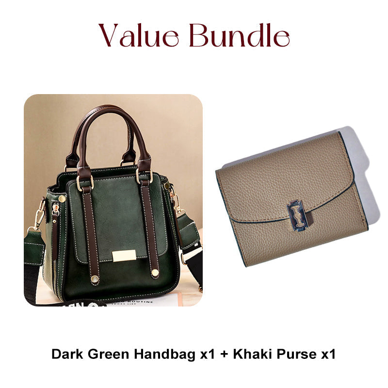 🎉55K+ Sold 👜 Retro Vintage Crossbody Bag for Women, Soft PU Leather, Adjustable Wide Comfort Strap, Daily Versatile Handbag