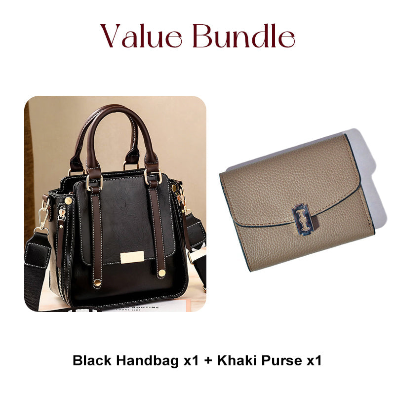 🎉55K+ Sold 👜 Retro Vintage Crossbody Bag for Women, Soft PU Leather, Adjustable Wide Comfort Strap, Daily Versatile Handbag