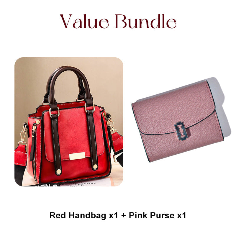 🎉55K+ Sold 👜 Retro Vintage Crossbody Bag for Women, Soft PU Leather, Adjustable Wide Comfort Strap, Daily Versatile Handbag