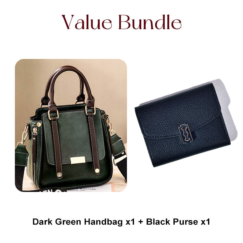 🎉55K+ Sold 👜 Retro Vintage Crossbody Bag for Women, Soft PU Leather, Adjustable Wide Comfort Strap, Daily Versatile Handbag