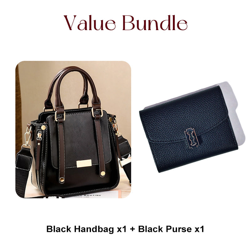 🎉55K+ Sold 👜 Retro Vintage Crossbody Bag for Women, Soft PU Leather, Adjustable Wide Comfort Strap, Daily Versatile Handbag