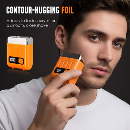 🎉Over 60K Sold 🪒 Mini Powerful Electric Shaver | Pocket USB Travel Razor for Men