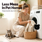 ✨2026 New 🐻 Cute Bear Reusable Pet Hair Remover Pad, Wet & Dry Use Laundry Fur Trap for Household