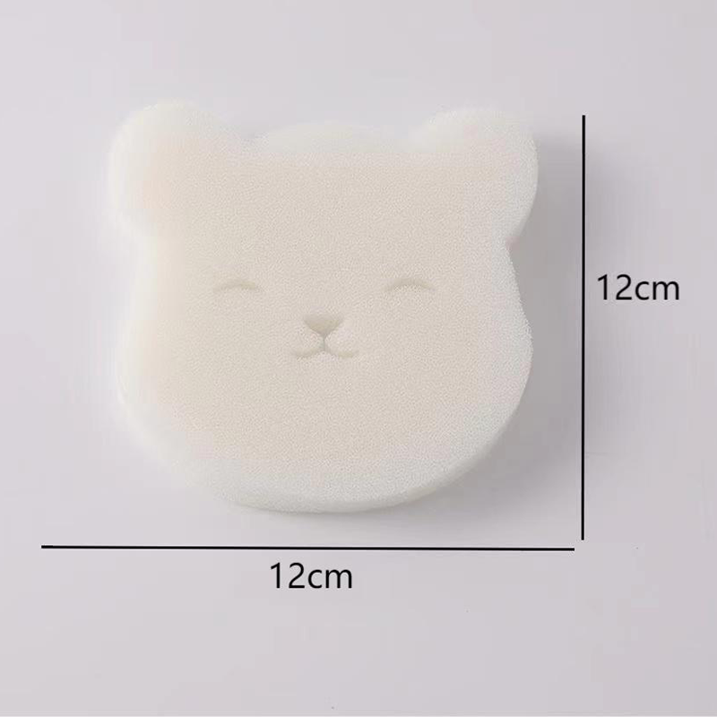 ✨2026 New 🐻 Cute Bear Reusable Pet Hair Remover Pad, Wet & Dry Use Laundry Fur Trap for Household