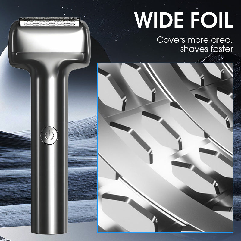 🎉60K+ Sold 🪒 Men's Foil Electric Shaver, Rechargeable Type-C Travel Razor, IPX6 Waterproof Gentle Smooth Shaving
