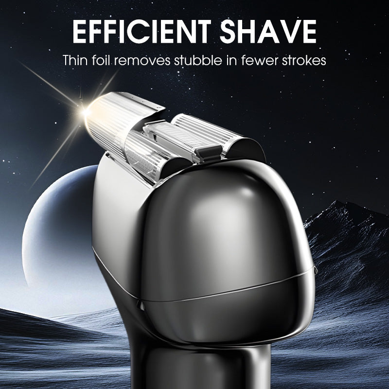 🎉60K+ Sold 🪒 Men's Foil Electric Shaver, Rechargeable Type-C Travel Razor, IPX6 Waterproof Gentle Smooth Shaving