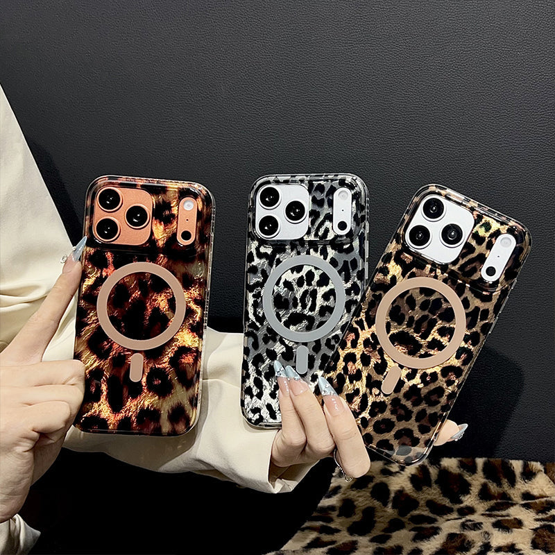 📱 2026 Sale — Over 54,000 Sold! 🐆 Magnetic Leopard Print Phone Case – Wild Style & Strong Grip 🧲