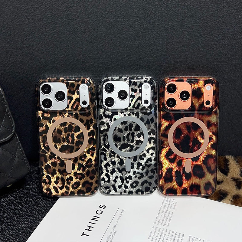 📱 2026 Sale — Over 54,000 Sold! 🐆 Magnetic Leopard Print Phone Case – Wild Style & Strong Grip 🧲
