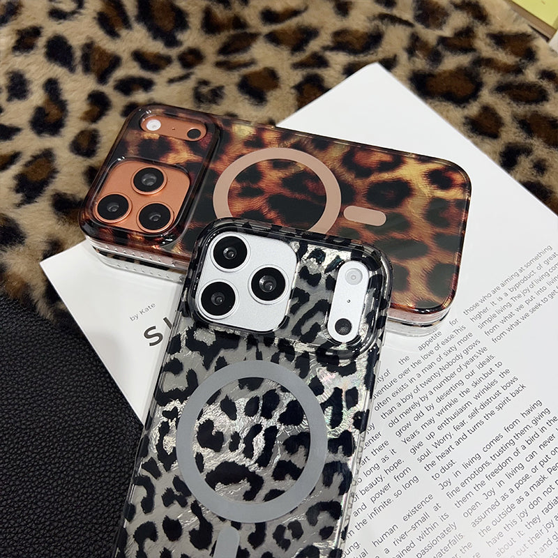 📱 2026 Sale — Over 54,000 Sold! 🐆 Magnetic Leopard Print Phone Case – Wild Style & Strong Grip 🧲