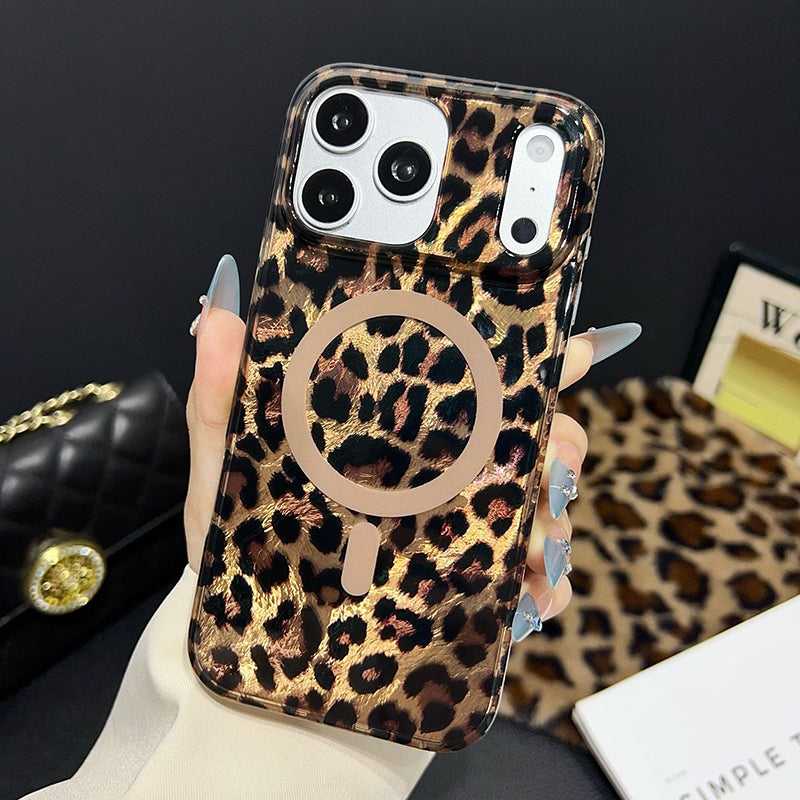 📱 2026 Sale — Over 54,000 Sold! 🐆 Magnetic Leopard Print Phone Case – Wild Style & Strong Grip 🧲