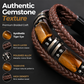 🔥Versatile Vintage Leather Bracelet 📿 Braided Layered Tiger Eye Stone Wristband for Men & Women