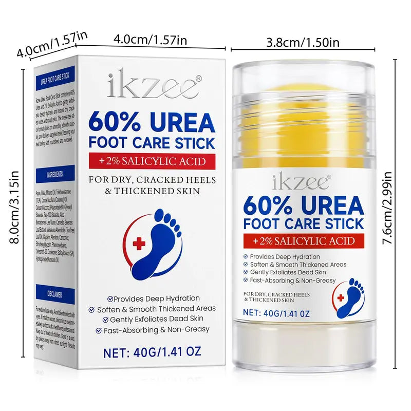 🎉42K+ Sold 🦶 Urea Foot Care Stick, Intensive Moisturizing Balm for Dry Cracked Heels & Dead Skin