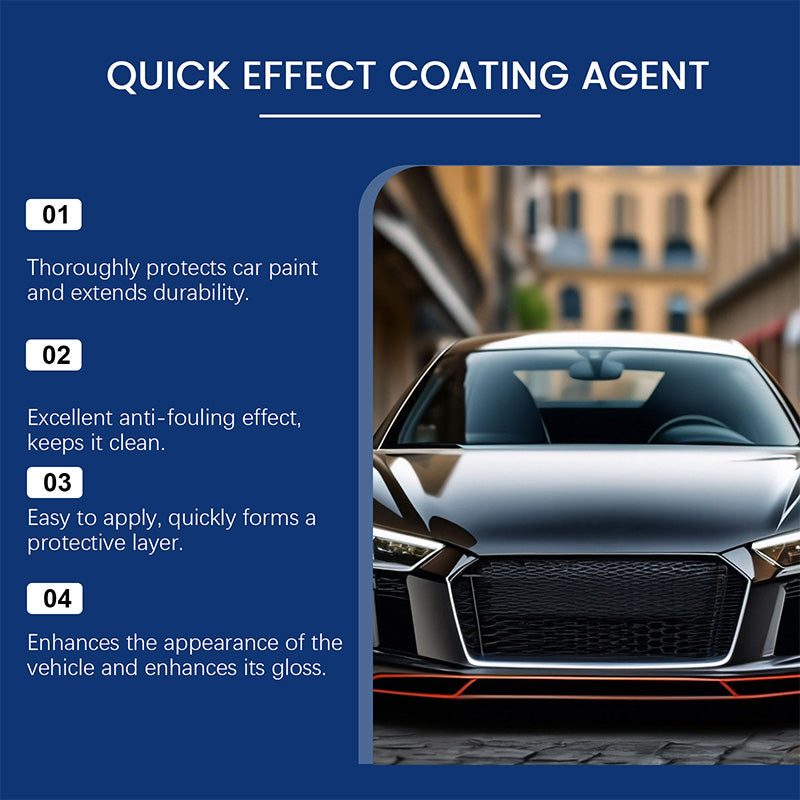 🎉58K+ Sold 🚗 Car Coating Spray, High Gloss Quick Coat, Water Stain & UV Protection for Auto Paint
