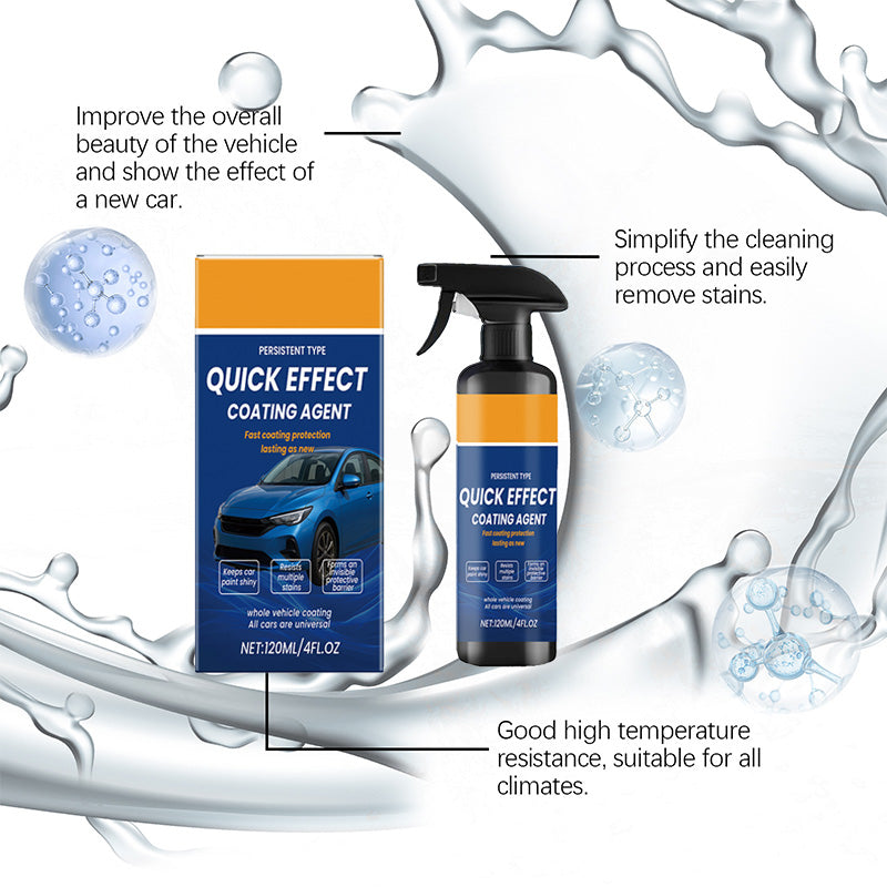 🎉58K+ Sold 🚗 Car Coating Spray, High Gloss Quick Coat, Water Stain & UV Protection for Auto Paint