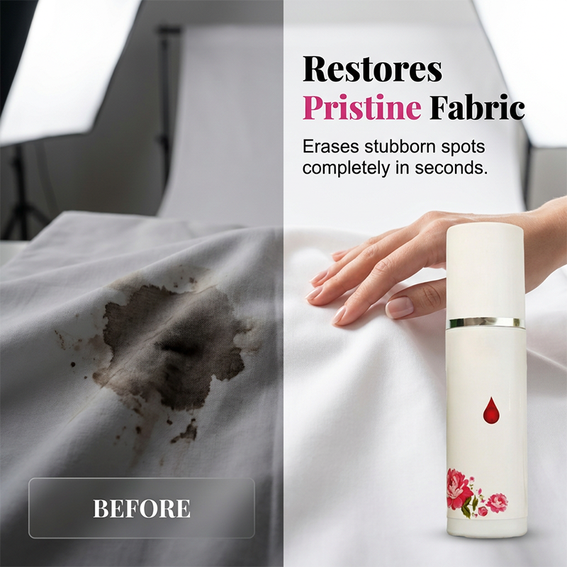 🎉44K+ Sold 🧺 Fast Blood Stain Remover, Enzyme Cleaner for Menstrual Stains on Clothes & Bedsheets