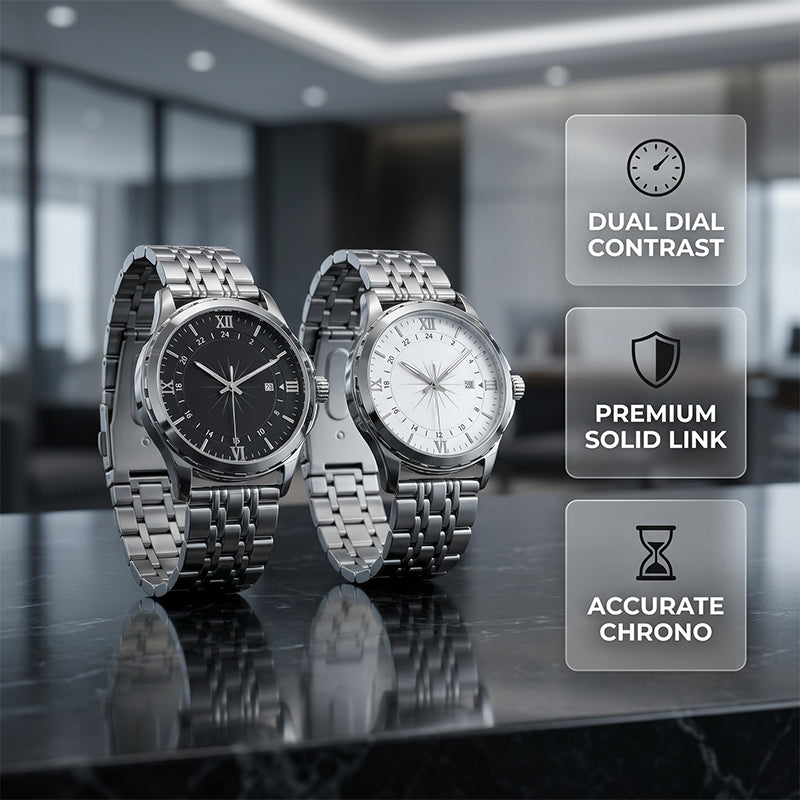 🎉 2026 Sale — Over 35,000 Sold! 💞 Classic Men's Elegant Quartz Watch – Timeless Sophistication 🌸