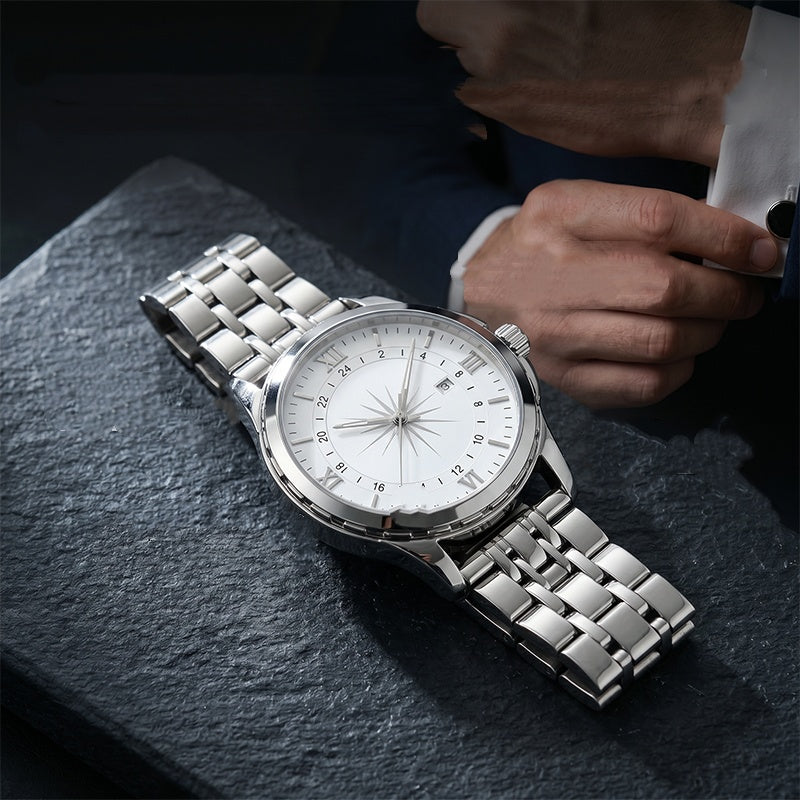 🎉 2026 Sale — Over 35,000 Sold! 💞 Classic Men's Elegant Quartz Watch – Timeless Sophistication 🌸