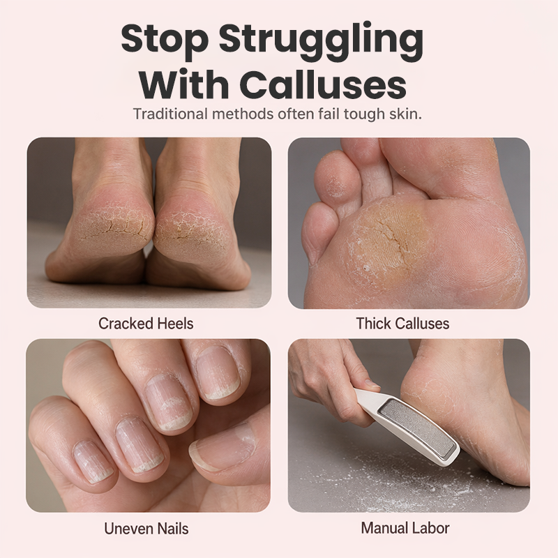 🎉45K+ Sold 🦶 Rechargeable Electric Foot Grinder, Effortlessly Remove Hard Dead Skin & Foot Calluses