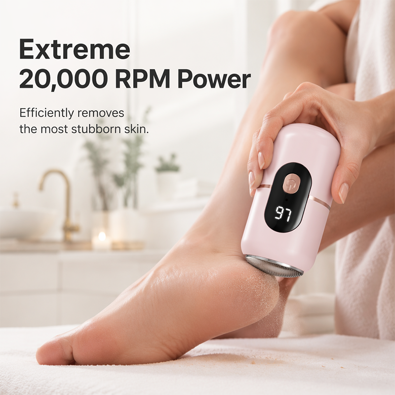 🎉45K+ Sold 🦶 Rechargeable Electric Foot Grinder, Effortlessly Remove Hard Dead Skin & Foot Calluses