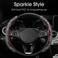 🎉50K+ Sold 🚗 Rhinestones Bling Auto Steering Wheel Cover, Non-Slip Sparkly Crystal Car Interior Accessory
