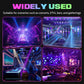 🎉40K+ Sold 💡 Multi-Beam LED Atmosphere Light, 6-Arm Bee Eye Stage Light DMX Sound Activated Party Lighting