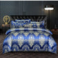 🔥Free shipping🔥 European Luxury Satin Jacquard 4-Piece Bedding Set