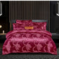 🔥Free shipping🔥 European Luxury Satin Jacquard 4-Piece Bedding Set